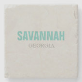 Savannah Strand Stijl Stenen Coaster Onderzetter (Voorkant)