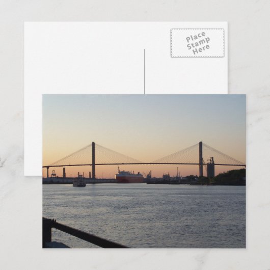 Savannah Sunset Briefkaart (Voorkant / Achterkant)