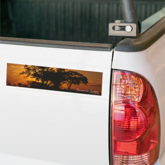 Savannah Sunset Bumpersticker (Op Truck)