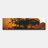Savannah Sunset Bumpersticker (Voorkant)