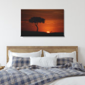 Savannah Sunset Canvas Afdruk (Insitu (Slaapkamer))
