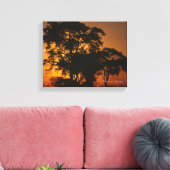 Savannah Sunset Canvas Afdruk (Insitu (Woonkamer))