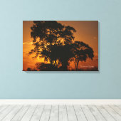 Savannah Sunset Canvas Afdruk (Insitu (Houten vloer))
