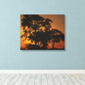 Savannah Sunset Canvas Afdruk (Insitu (Houten vloer))