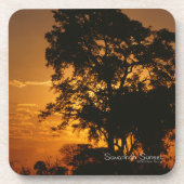 Savannah Sunset Drankjes Onderzetter (Voorkant)