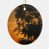 Savannah Sunset Keramisch Ornament (Links)