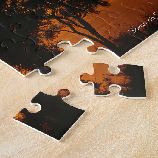 Savannah Sunset Legpuzzel (Zijkant)