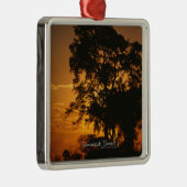 Savannah Sunset Metalen Ornament (Rechts)