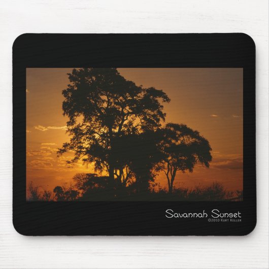 Savannah Sunset Muismat (Voorkant)