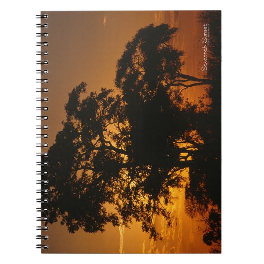 Savannah Sunset Notitieboek (Voorkant)