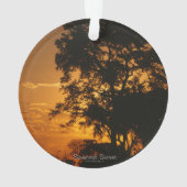 Savannah Sunset Ornament (achterkant)