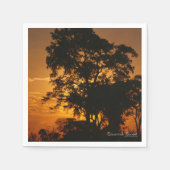Savannah Sunset Servet (Voorkant)