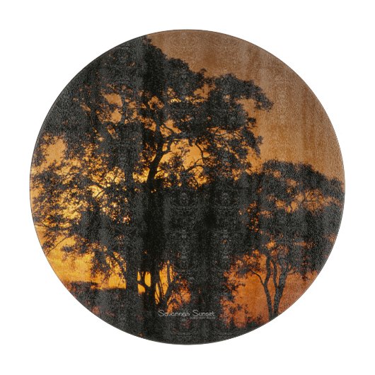 Savannah Sunset Snijplank (Voorkant)