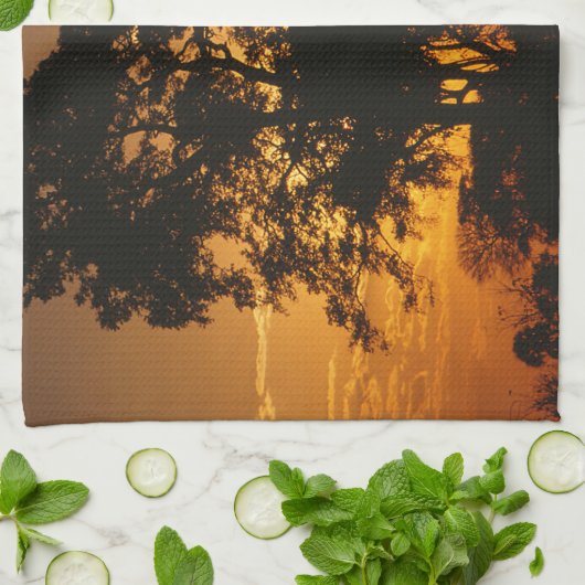 Savannah Sunset Theedoek (Gevouwen)