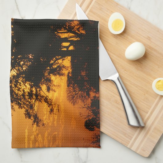 Savannah Sunset Theedoek (Quarter Fold)