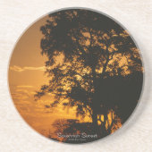 Savannah Sunset Zandsteen Onderzetter (Voorkant)