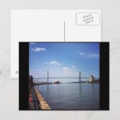 Savannah Suspension Bridge Briefkaart (Voorkant / Achterkant)