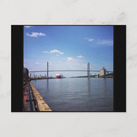 Savannah Suspension Bridge Briefkaart (Voorkant)