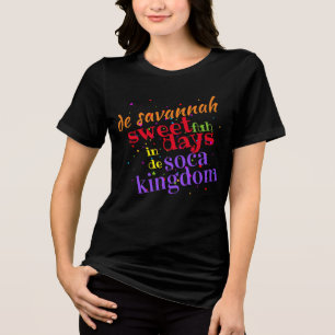 Savannah Sweet 4 dagen in d Soca Koninkrijk (bewer Tri-Blend Shirt