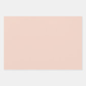 SAVANNAH Sweet Georgia Perzik Witte Bloemen Inpakpapier Vel (Voorkant 3)