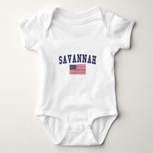 Savannah US Flag Romper (Voorkant)