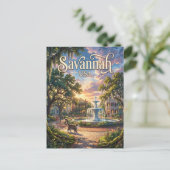 Savannah USA Briefkaart (Staand voorkant)