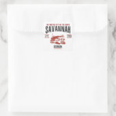 Savannah Vierkante Sticker (Tas)