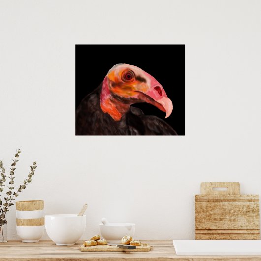 Savannah Vulture Poster (Keuken)