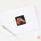 Savannah Vulture Vierkante Sticker (Envelop)