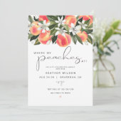 SAVANNAH Waar mijn perziken bij Bachelorette Kaart (Staand voorkant)