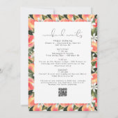 SAVANNAH Waar mijn perziken bij Bachelorette Kaart (Achterkant)