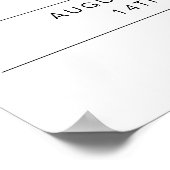 Savannah - Waterverf Peaches Vrijgezellenfeest Poster (Hoek)