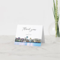 SAVANNAH Waterverf Skyline Bestemming Dank U