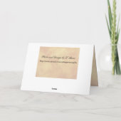 Savannah's (Cat / Kitten) Herfst / Thanksgiving Ka Feestdagen Kaart (Achterkant)