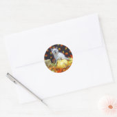 Savannah's Herfst / Najaar / Halloween Kat Sticker (Envelop)
