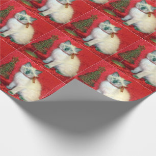 Savannah's kat kerstwrapppapier cadeaupapier
