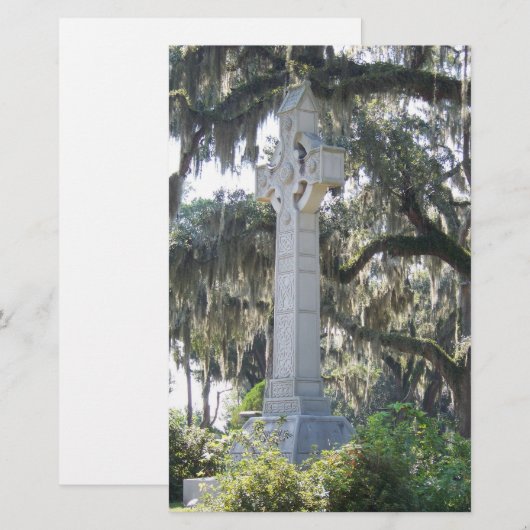 Savannah's Keltische Kruis Briefpapier (Voorkant / Achterkant)