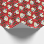 Savannah's kerstboom 1 - Kat / Kitten Cadeaupapier (Hoek)