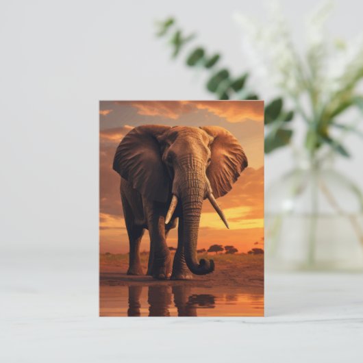 Savannahs Majesteit Briefkaart (Staand voorkant)