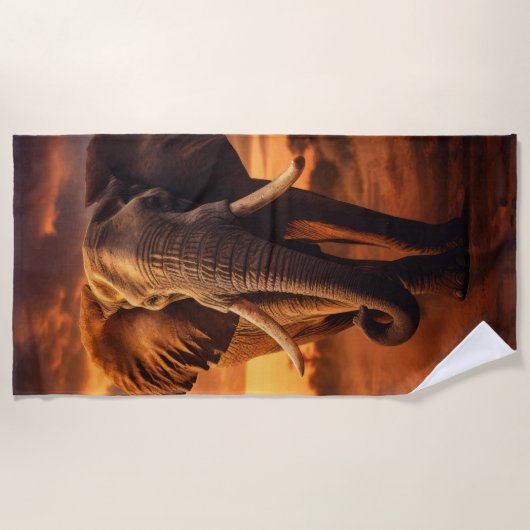 Savannahs Majesteit Strandlaken (Voorkant)