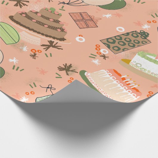 Savannah's verjaardag cadeaupapier (Hoek)