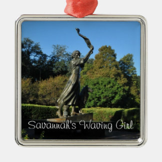 Savannah's Waving Girl Metalen Ornament