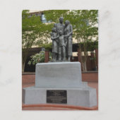 Savanne Afro-Amerikaans Monument Fotografie Briefkaart (Voorkant)