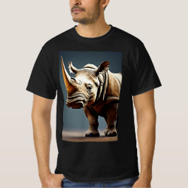 "Savanne Majesteit: gehoornde neushoorn" T-shirt