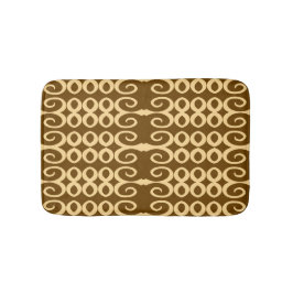 Savanne Mocha Modern Afrikaans Geometrisch Badmat