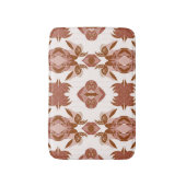 Savanne Mocha Moderne Afrikaanse Geometrische Badmat (Voorkant Verticaal)