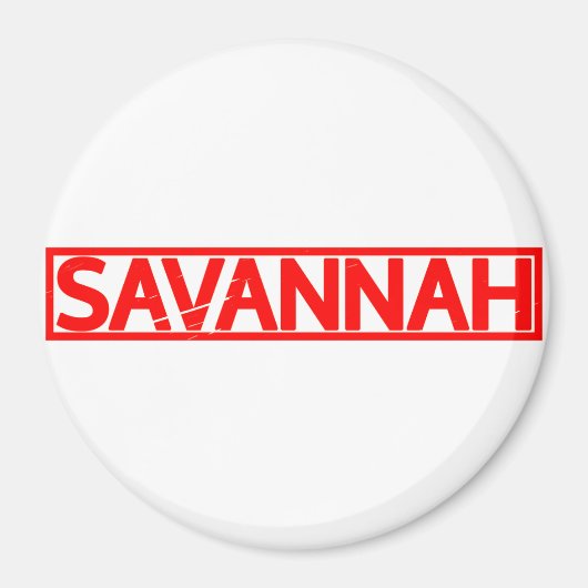 Savanne Stempel Magneet (Voorkant)