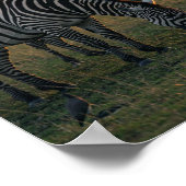 Savanne Stripes Stilte Poster (Hoek)