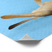 Savanne wolken dieren poster (Hoek)