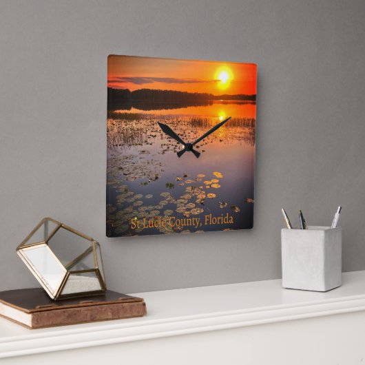 "Savanne Zonsondergang" Wandklok (Kantoor)